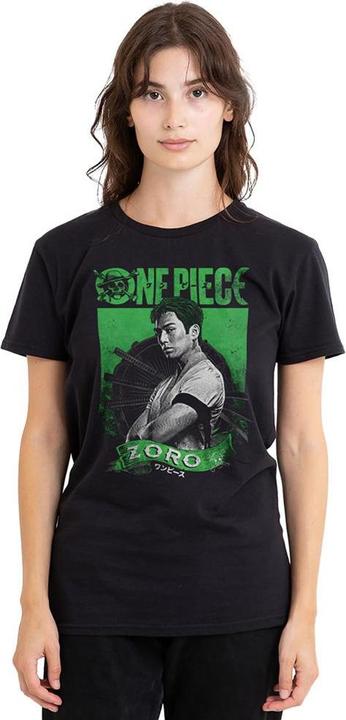 Immagine prodotto One Piece Maglietta Roronoa Zoro Ritratto Donna (M)