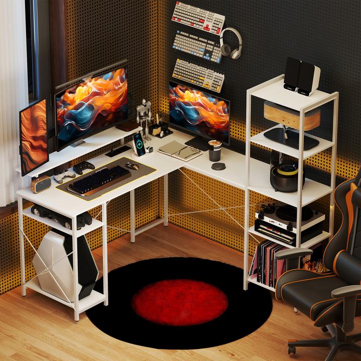 Actual product image Homcom Eckschreibtisch (140 x 137 x 139.50 cm)