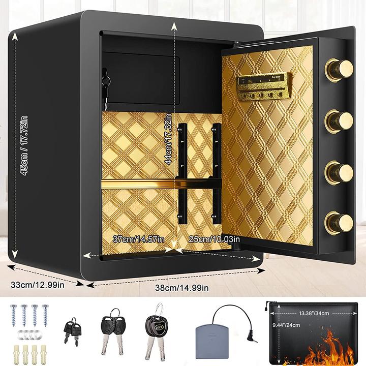 Produktbild Sanfnz 43L Safe Tresor Feuerfest (43 l)