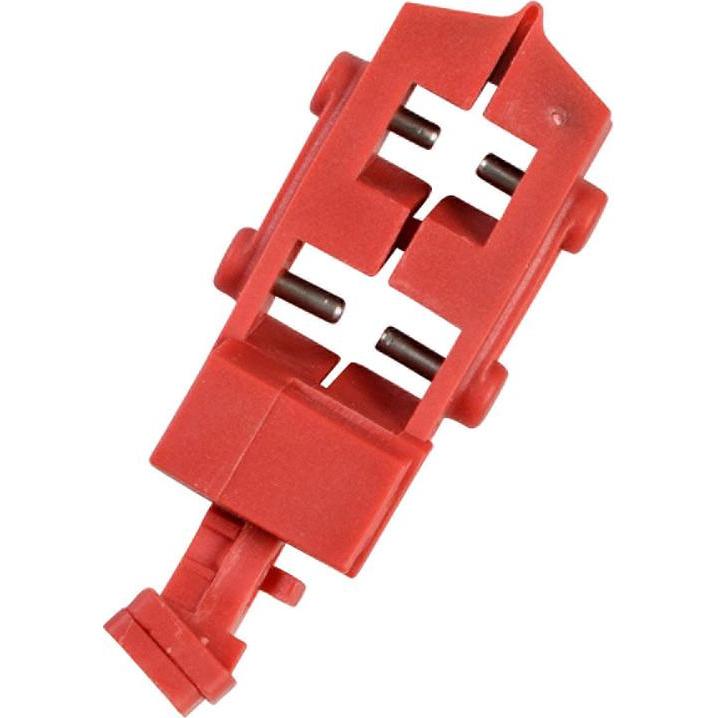 Brady, Etiketten, TagLock Schutzschalter-Verriegelung Snap-on Nylon Rot 50 Stueck