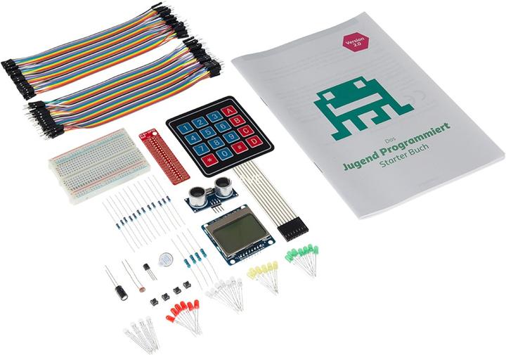 Immagine prodotto Coding World Starter Kit di programmazione giovanile 2.0 (Tesserini, Display, Vari, Kit elettronica, Componente di potenza)
