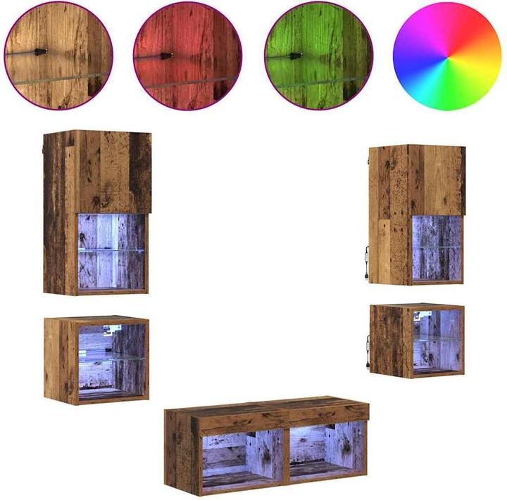 Produktbild vidaXL TV-Wandgeräte (28.50 x 30 x 30 cm)