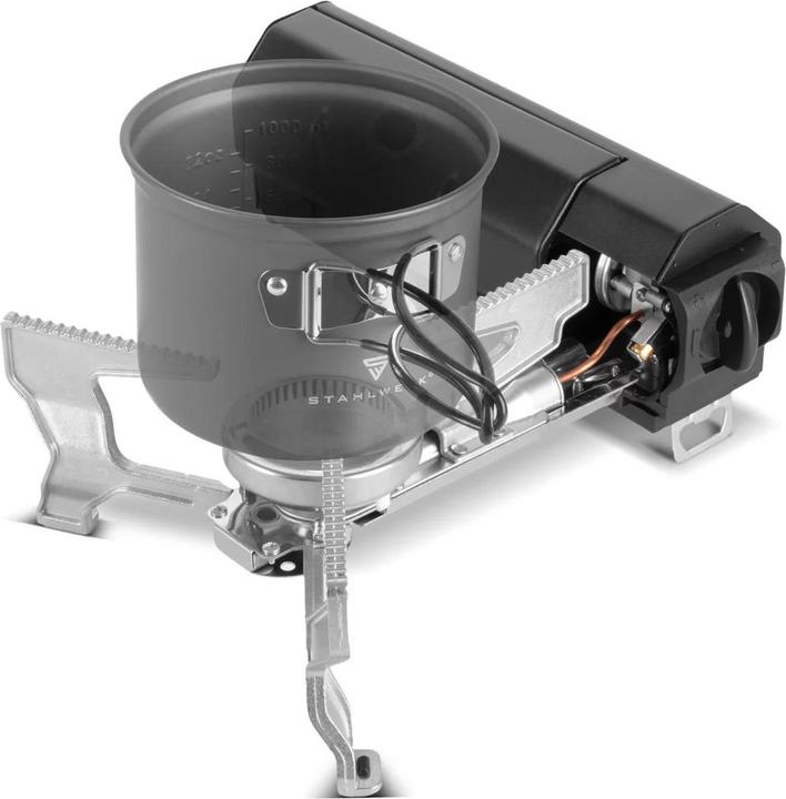 Produktbild Stahlwerk Campingkocher faltbar, klappbarer Gaskocher Outdoor Butangas Kocher