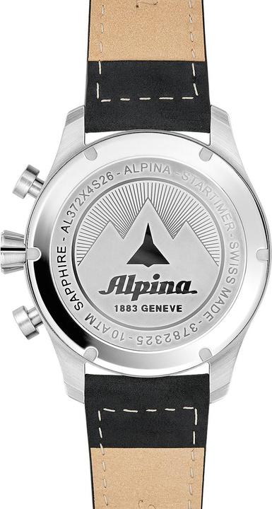 Image du produit Alpina Watch Startimer Pilot Quartz Chronograph Big Date (Montre pilote, 44 mm)