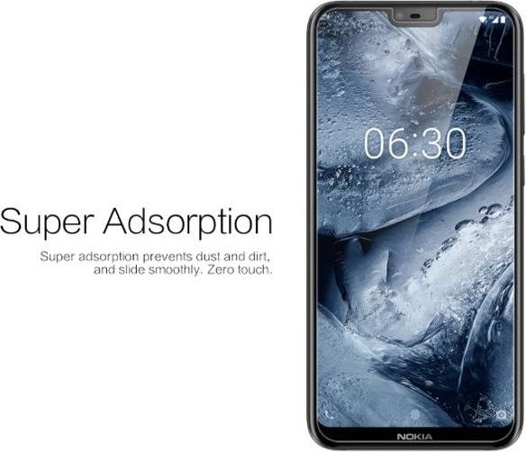 Actual product image Nillkin Super Clear Series Protective Film (1 Piece, Nokia 6.1 Plus)