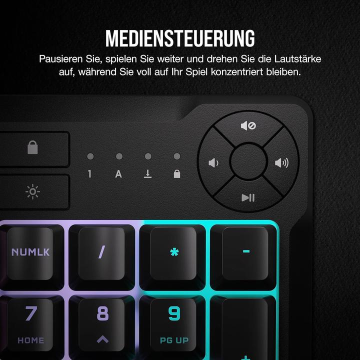 Image du produit Corsair K55 Core RGB (DE, Filaire)