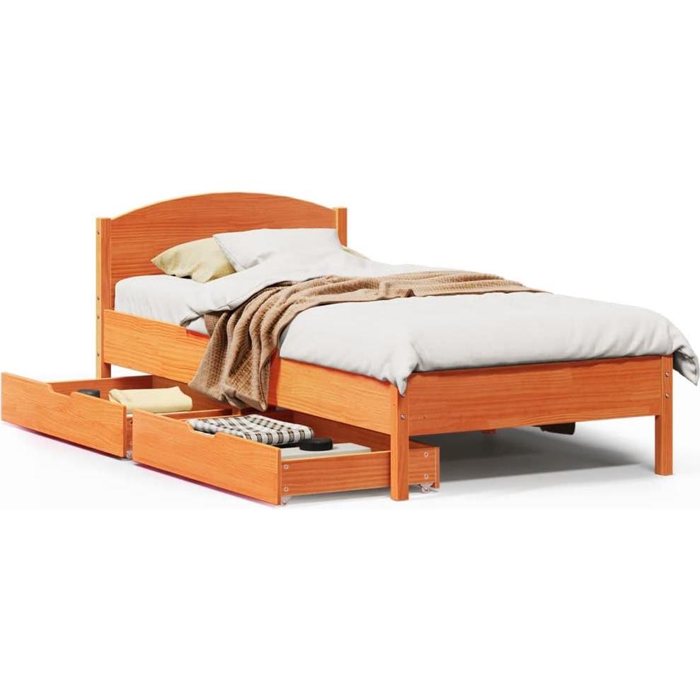 VidaXL, Bett, Bett ohne Matratze 90x200 (90 x 200 cm)