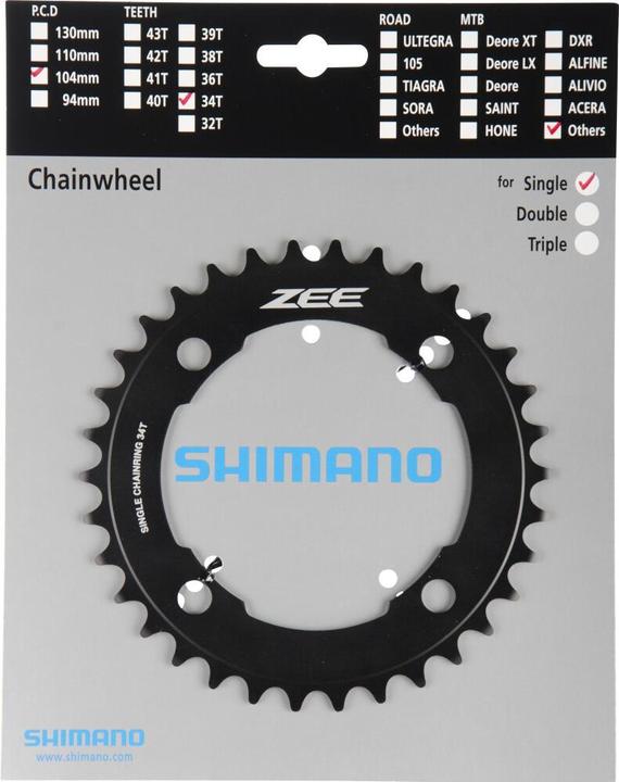 Shimano ZEE FC-M640 Kettenblatt (34)