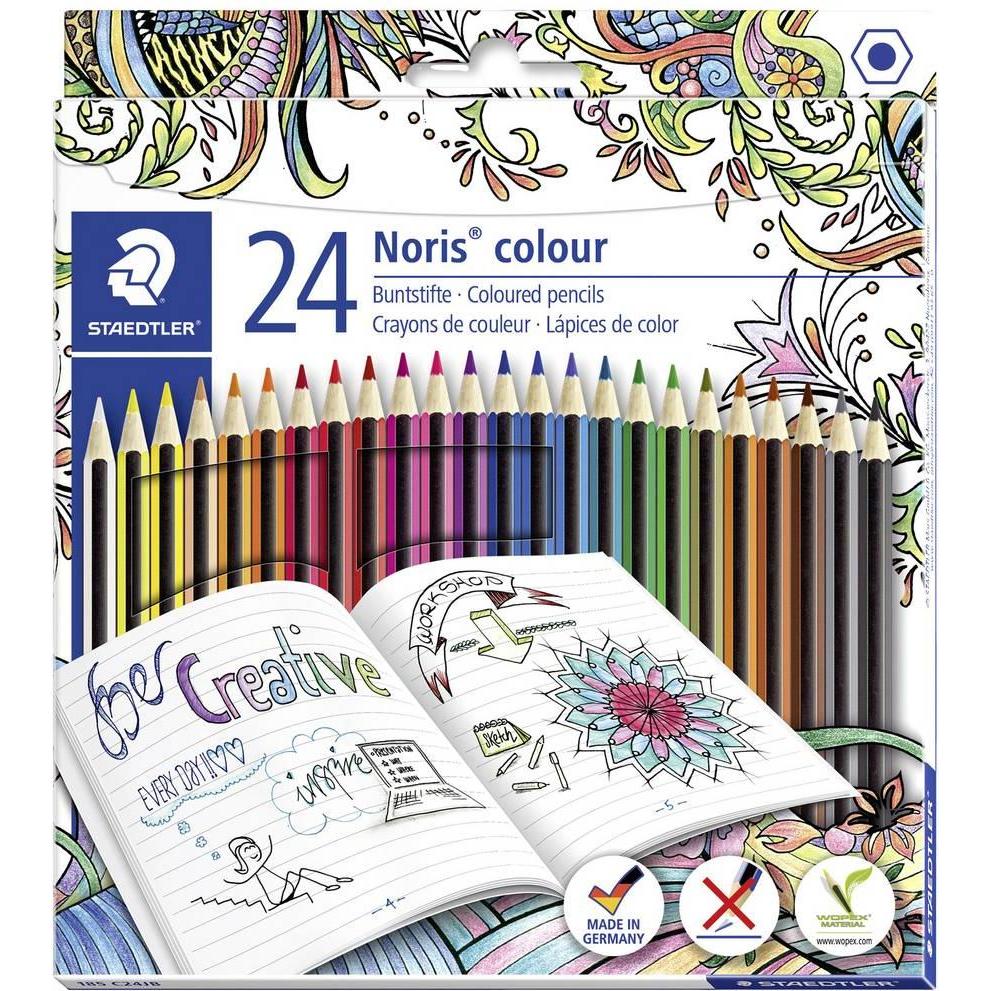 Staedtler, Malstifte, Noris Colour, Johanna Basford Edition (Mehrfarbig, 24 x)