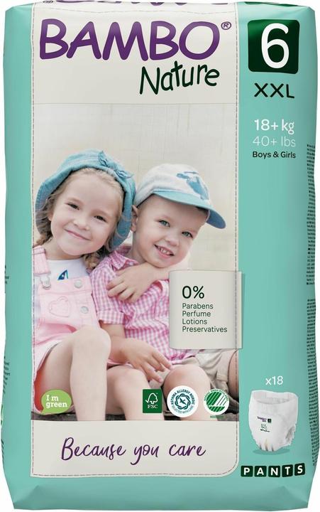 Bambo Training diapers (Size 6, Pack, 18 Piece)