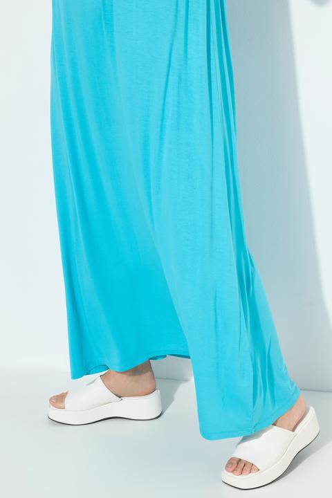 Produktbild Ulla Popken Kleid, A-Linie, gesmokt, Carré-Ausschnitt, Halbarm (54)