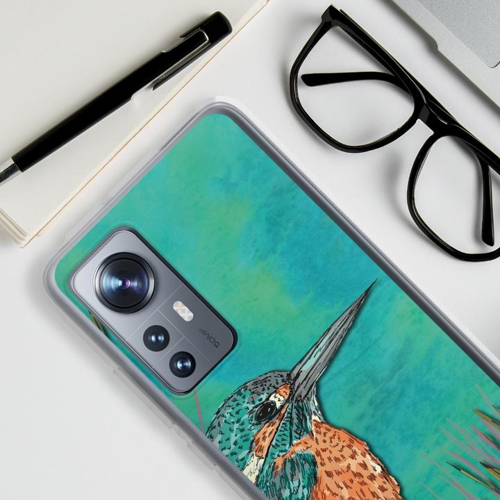 Produktbild DeinDesign Silikon Hülle für Xiaomi 12 5G Handyhülle Case Smartphone Schutzhülle Malerei Tiere Vogel (Xiaomi 12 Pro 5G)