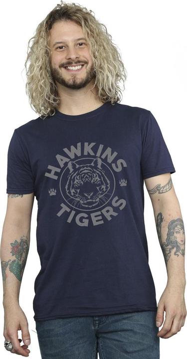 Produktbild Netflix Stranger Things Hawkins Grey Tiger TShirt (5XL)