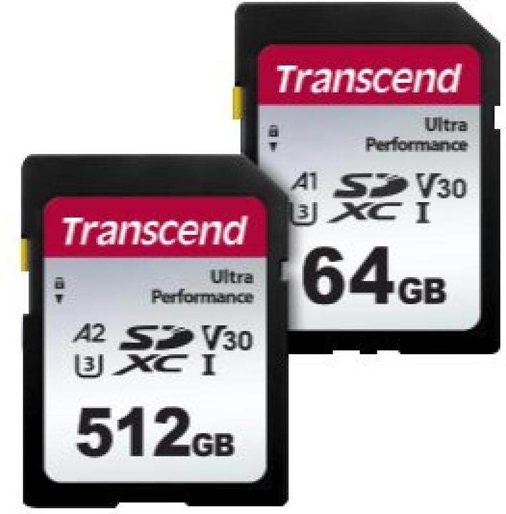 Immagine prodotto Transcend Scheda SD SDXC SDC340S 160/50 MB/s (64 GB, SDXC, U3, UHS-I)
