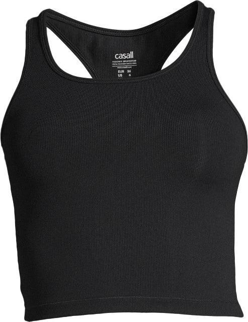 Actual product image CASALL Kurzes geripptes Racerback-Sportshirt (44)