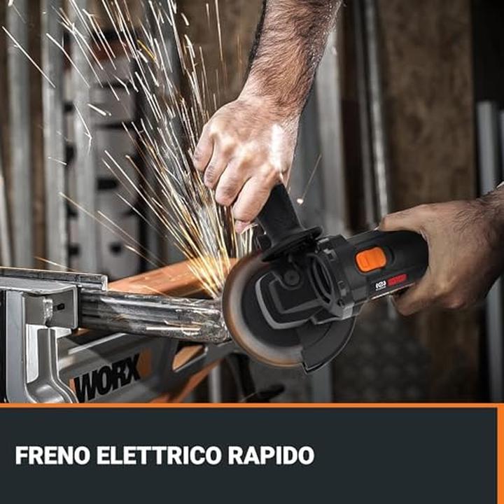 Immagine prodotto Worx Accu haakse slijper WX814.9 (zonder accu) (125 mm)