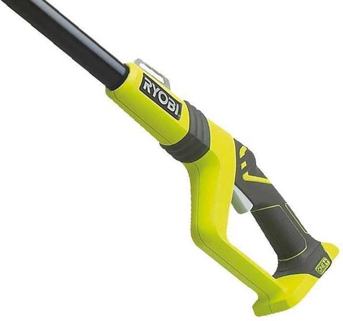 Actual product image Ryobi RPP182020 18 V ONE+ cordless pole pruner blade length 20 cm (Battery chain saw)