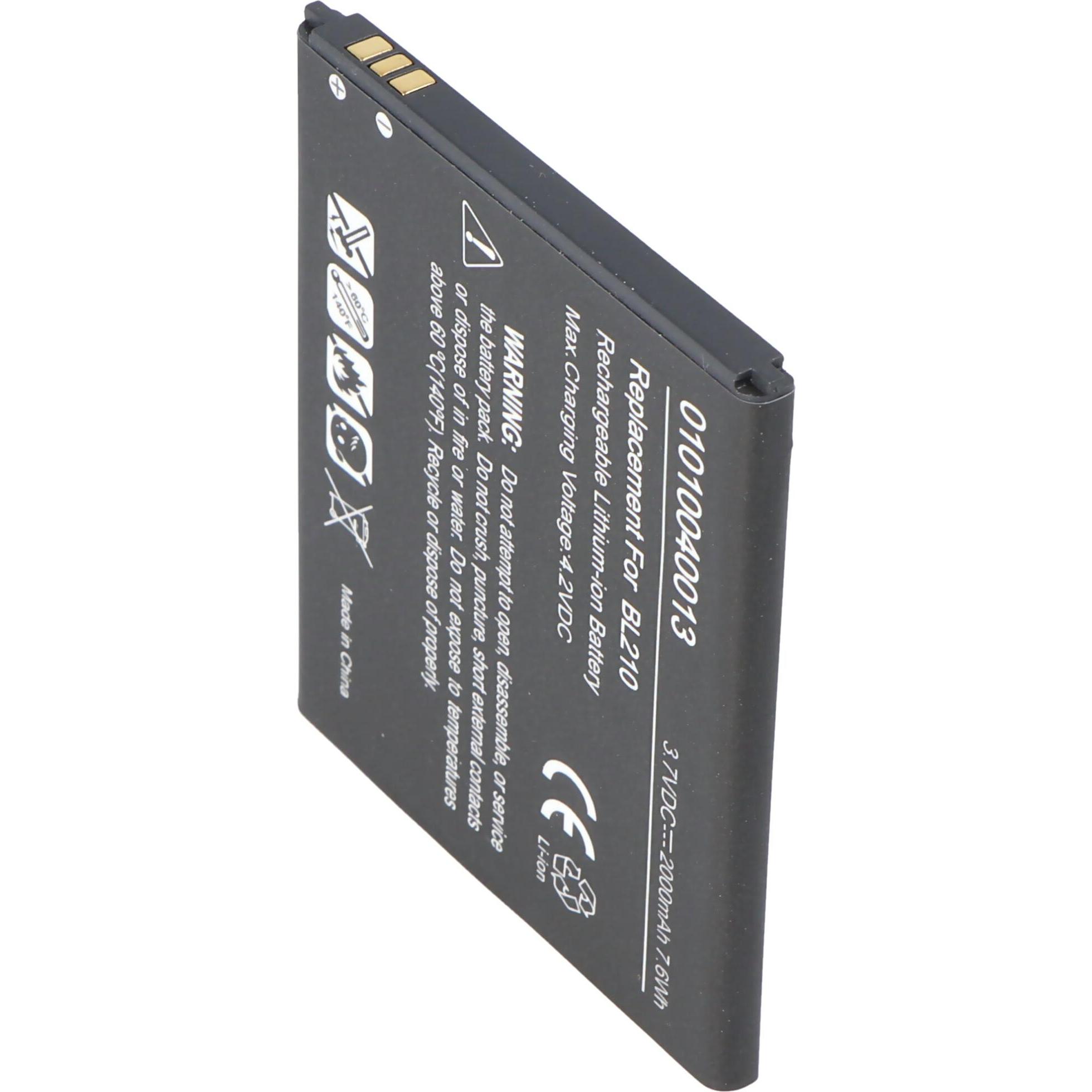 Lenovo Akku BL210, Smartphone Akku