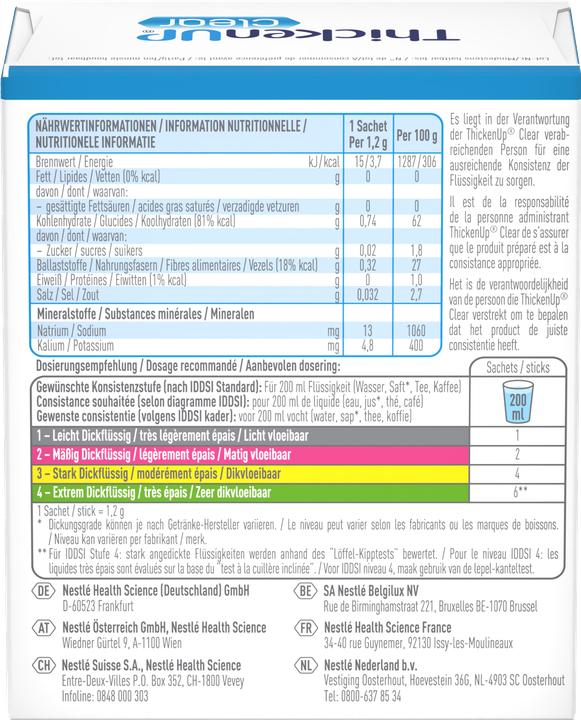 Produktbild ThickenUp Resource Clear Sticks