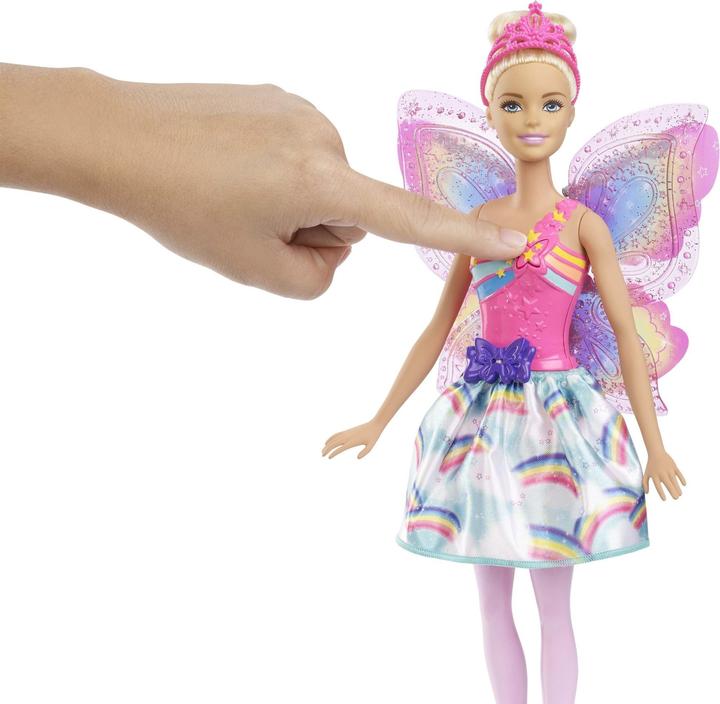 Produktbild Barbie Dreamtopia Regenbogen-Königreich Magische Flügel-Fee Puppe (blond)