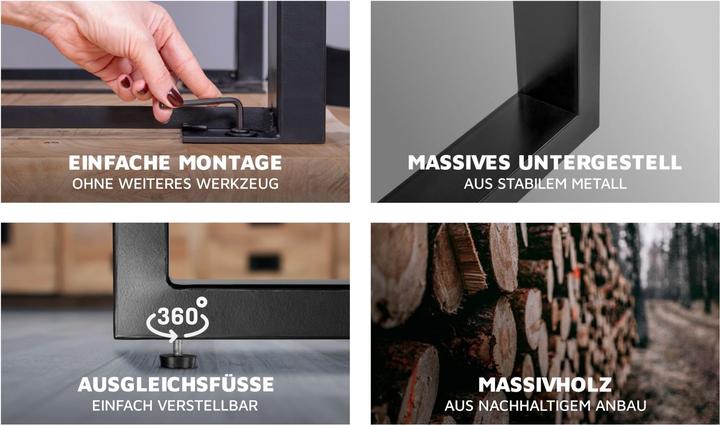 Image du produit SAM NOAH Baumkante massiv Akazie (Bois)