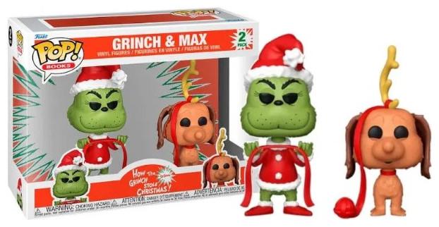 Produktbild Funko The Grinch(Anniversary) POP! Books Vinyl Figuren 2er-Pack Grinch w/ Max 2PK 9 cm