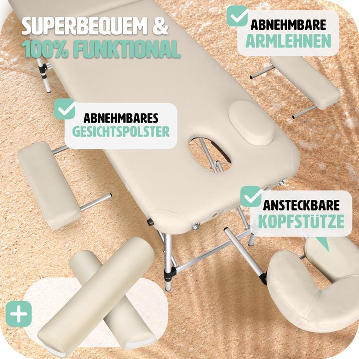 Actual product image tectake Massage table