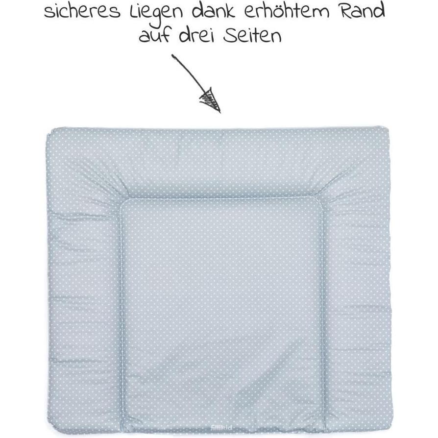 Thumbnail - Fillikid Wickelauflagen Wickelauflage Softy 75 x 85 cm - kleine Punkte Exklusiv (75 x 85 cm)