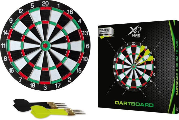 Actual product image XQ Max Dartboard incl 6 arrows
