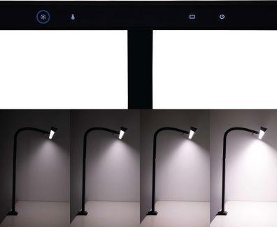 Productafbeelding Maul MAULgate LED-Schreibtischlampe schwarz mit Tischklemme (1800 lm)