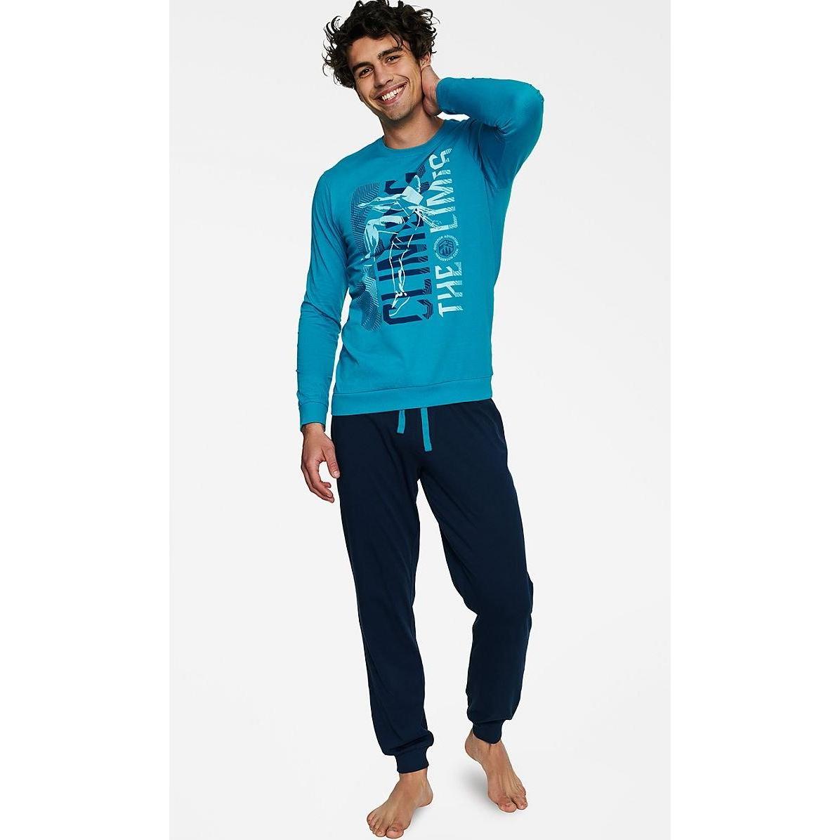 Henderson, Herren, Pyjama, Pyjama, Schwarz, (XXL)