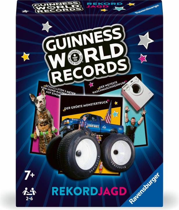 Immagine prodotto Ravensburger 22889 - Guinness World Records: caccia al record - il gioco a quiz e a memoria pieno di (Tedesco)