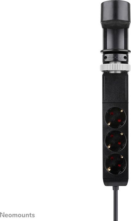 Produktbild Neomounts Tischsteckdose mit Klemme 3-fach/230V/USB-A/2xUSB-C/schwarz (Tisch)