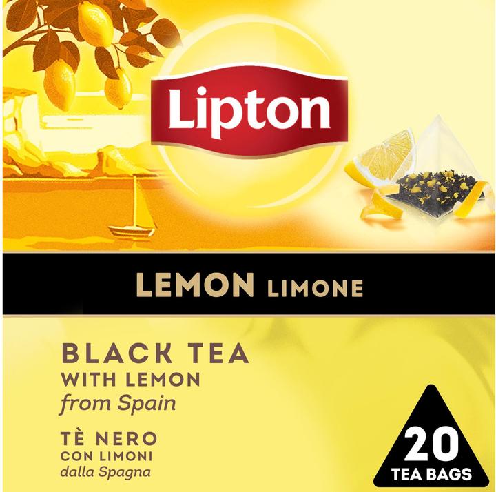 Actual product image Lipton Black Tea with Lemon (34 g)