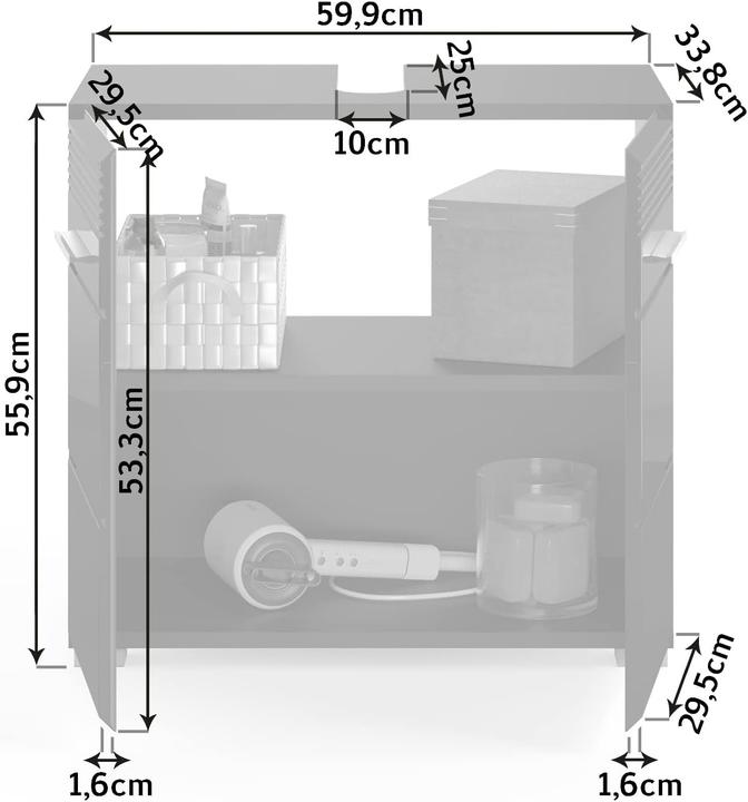 Produktbild Xonox Home Linus (60 x 34 x 56 cm)
