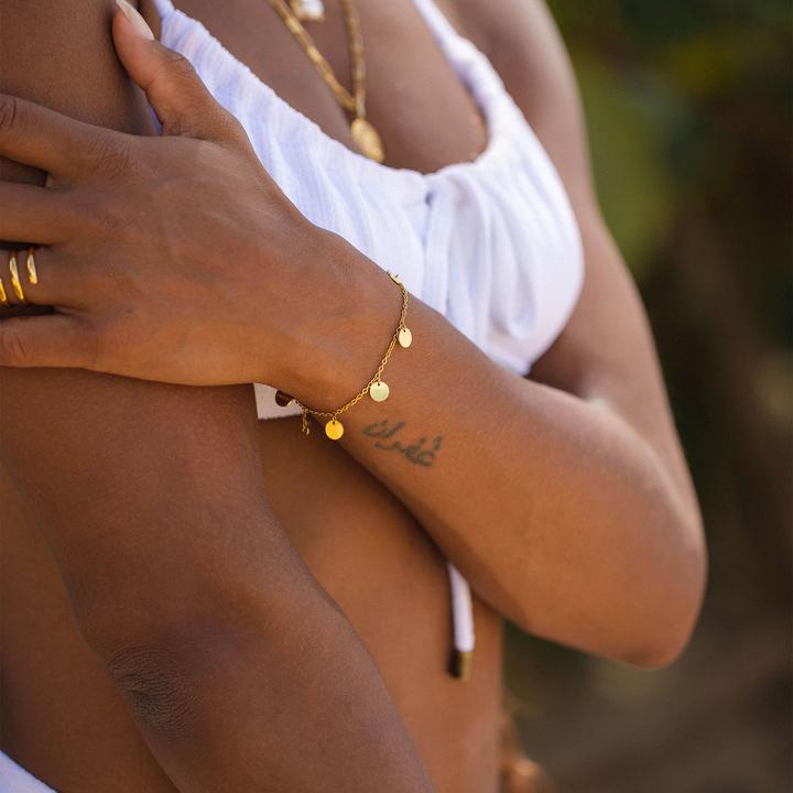 Actual product image Purelei Bracelet gold Kalea (19 cm, 18K gold-plated stainless steel)