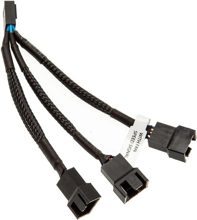 Actual product image EKWB EK-Cable Y-crossover for 3x 4-pin PWM fans