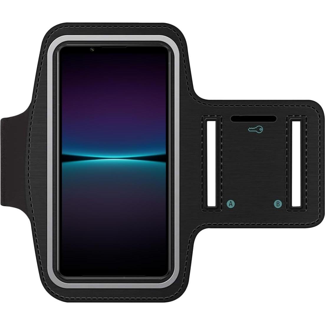 SmartFitness Sony Xperia 1 IV Handy Sport Armband, Smartphone Sportarmband, Schwarz