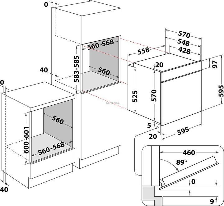 Produktbild Whirlpool OMSK58HU1SX