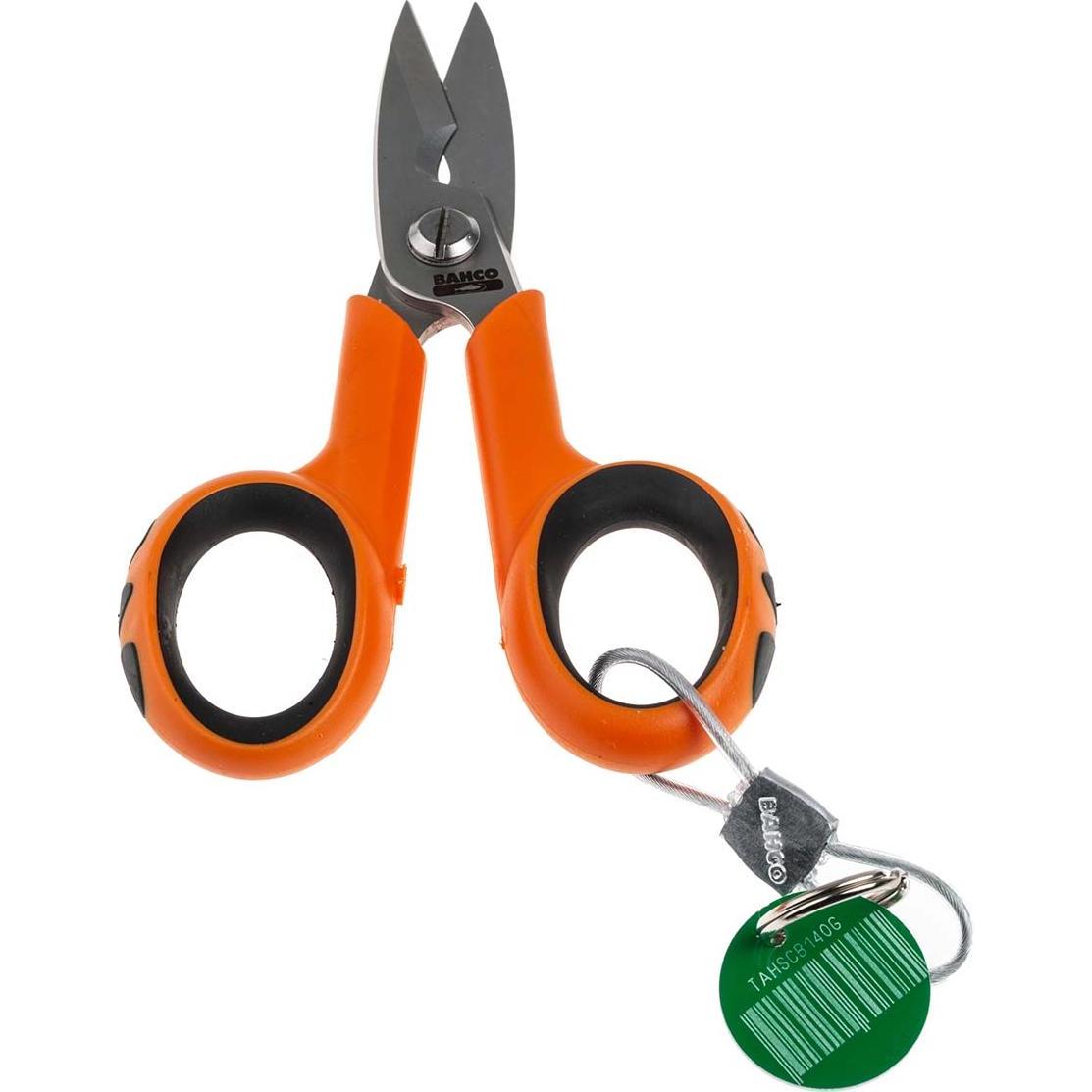 Bahco, Schere, Strapazierfähige Elektrikerschere mit Drahtschlaufe, 43 mm (14.50 cm)