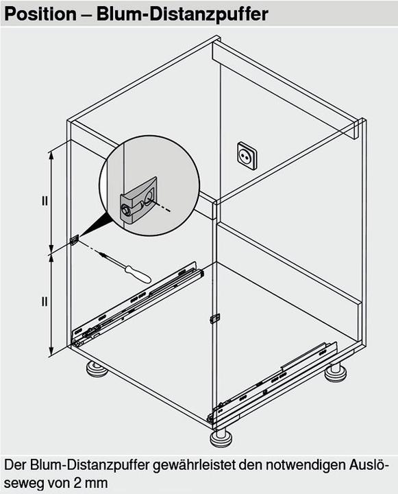 Actual product image Blum SERVO-DRIVE uno für stehende Mülllösungen