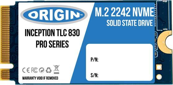Image du produit Origin Storage 1TB 3D TLC M.2 2242 NVME SSD (1000 Go, M.2, M.2 2242)