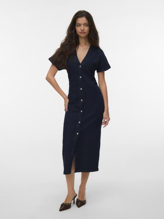 Image du produit Vero Moda VMSANNI Langes Kleid Jeanskleid (S)