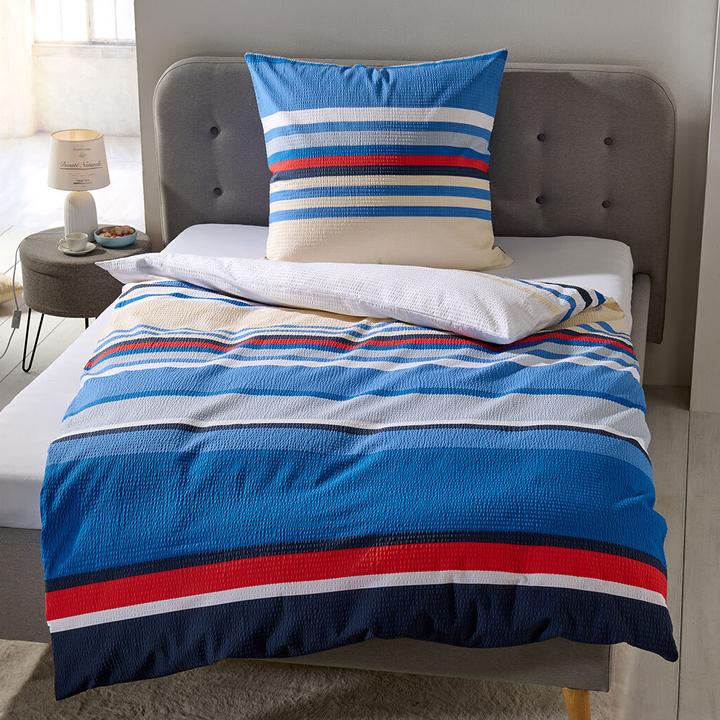 Produktbild Traumschlaf Streifen (Bettwäsche Set, 155x220 cm + 80x80 cm)