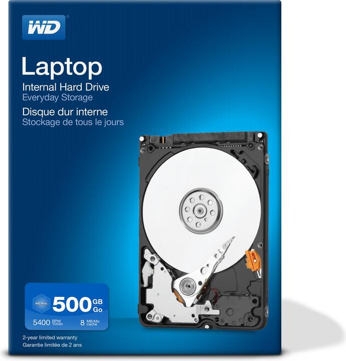 Produktbild WD Blue Retail (0.50 TB, 2.5", SMR)