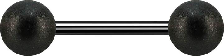 Immagine prodotto Star Piercing Micro bilanciere nero con due palline maculate (senza ottone, Acciaio chirurgico 316L)