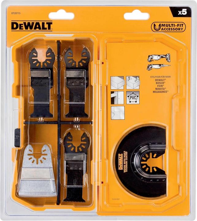 Produktbild DeWalt 5 PC SET DT20701