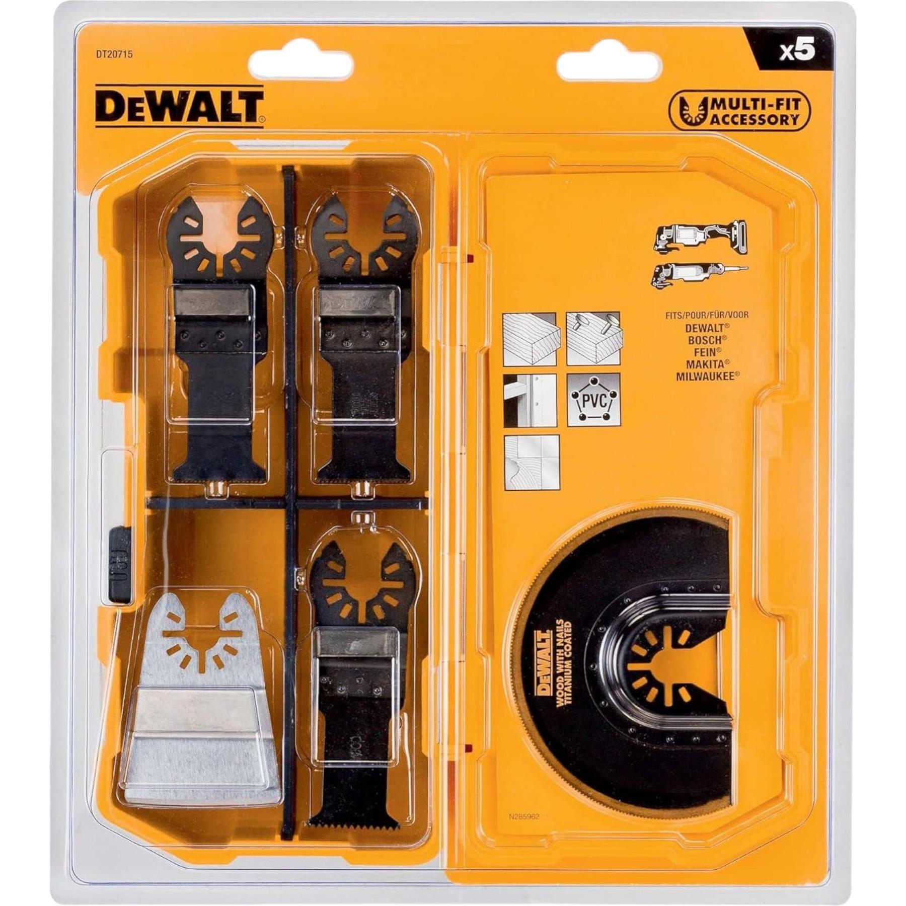 Thumbnail - DeWalt, Sägeblatt, 5 PC SET DT20701