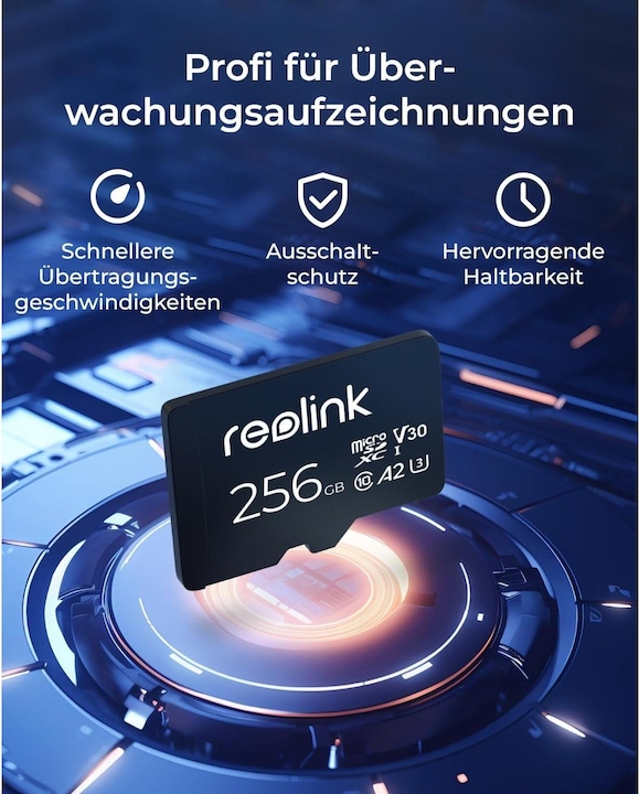 Productafbeelding Reolink MicroSD (256 GB, microSD, U3)
