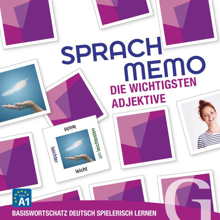 Produktbild SPRACHMEMO Die wichtigsten Adjektive (Deutsch)